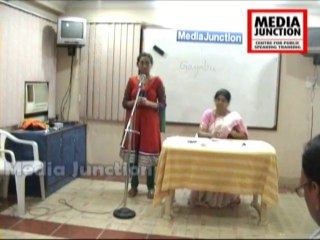 Gayathri.Workshop Participant,Media Junction,Hyderabad.