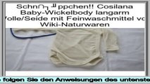 Bewertungen und Beurteilungen Cosilana Baby-Wickelbody langarm Wolle/Seide mit Feinwaschmittel von Wiki-Naturwaren