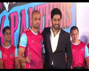 Abhishek Bachchan introduces Jaipur Pink Panthers