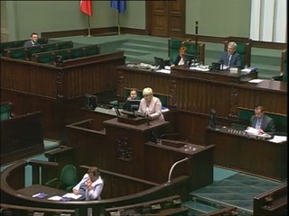 Poseł Małgorzata Pępek - Wystąpienie z dnia 23 lipca 2014 roku.