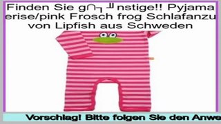 Pauschalangebote Pyjama cerise/pink Frosch frog Schlafanzug von Lipfish aus Schweden