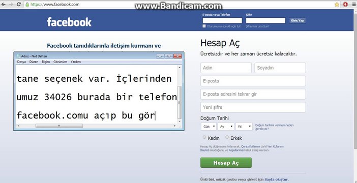 Facebook Hesap Nasıl Açılır