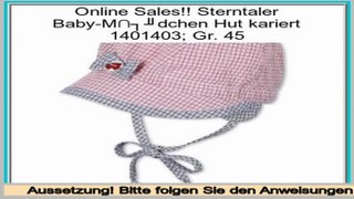 Sparen Preis Sterntaler Baby-M�dchen Hut kariert 1401403; Gr. 45