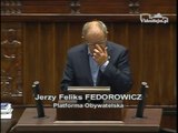 Poseł Jerzy Fedorowicz - Wystąpienie z dnia 24 lipca 2014 roku.