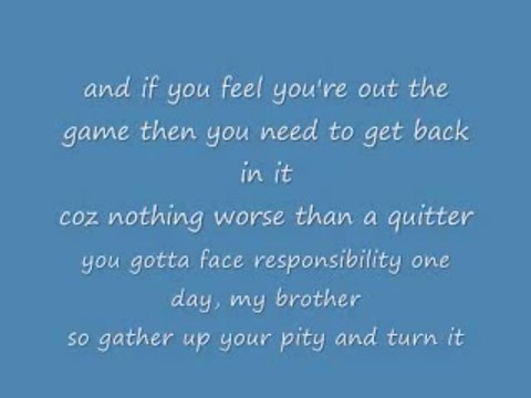 When You Get There - Coolio (Lyrics on screen)