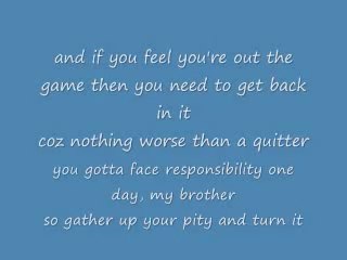 When You Get There - Coolio (Lyrics on screen)