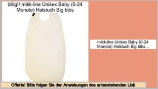 besserer Preis mikk-line Unisex Baby (0-24 Monate) Halstuch Big bibs