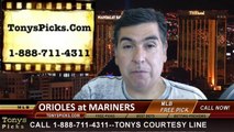 MLB Odds Seattle Mariners vs. Baltimore Orioles Pick Prediction Preview 7-26-2014