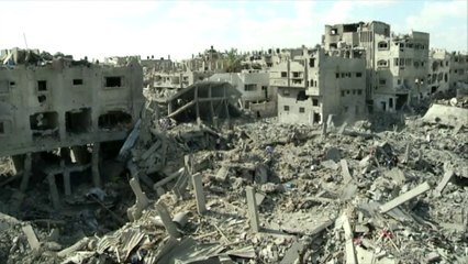 Cessez-le-feu à Gaza : les habitants font des provisions et constatent l'ampleur des dégâts