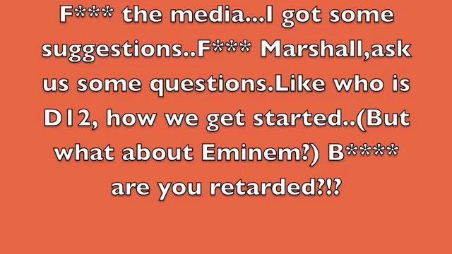 D12 - My Band (Lyrics / Paroles)