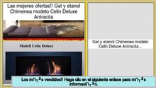 ventas de liquidaci�n Gel y etanol Chimenea modelo Celin Deluxe Antracita