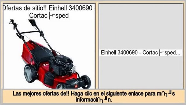 Los m�s vendidos Einhell 3400690 - Cortacésped