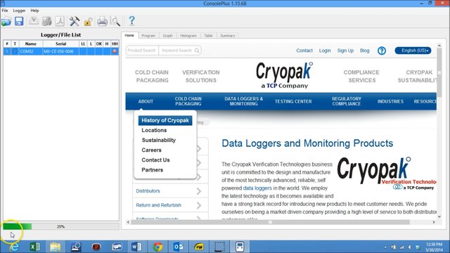 how to download data from iMini Temperature Data logger