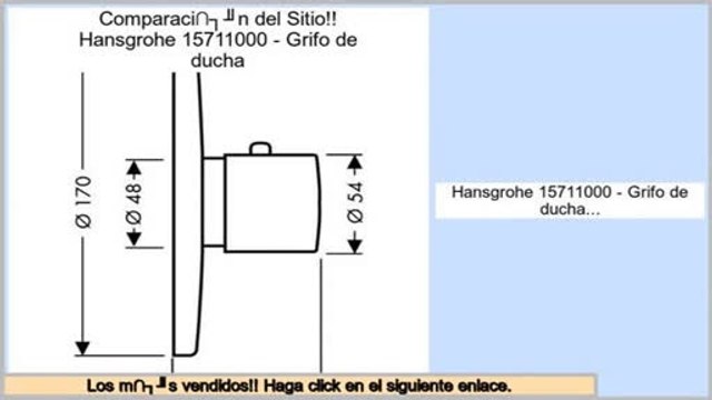 ventas de liquidaci�n Hansgrohe 15711000 - Grifo de ducha