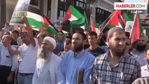 İsrail'in Gazze saldırılarının protesto edilmesi