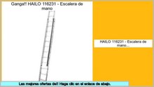 ofertas HAILO 116231 - Escalera de mano