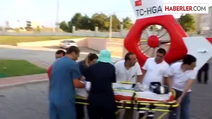 Bayramiç'te üzerine kaynar su devrilen bebek yaralandı -