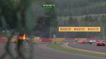 BES 24h de Spa 2014 Horror crash Kogay Mahy