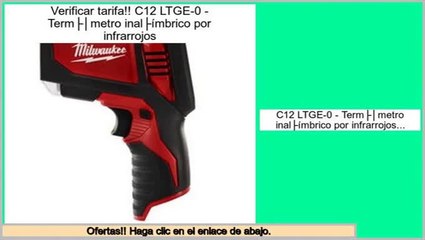 ofertas C12 LTGE-0 - Termómetro inalámbrico por infrarrojos