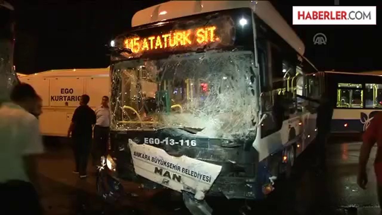 Başkentte trafik kazası -