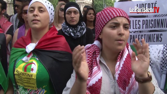 Rassemblement pro-palestinien : la colère des manifestants