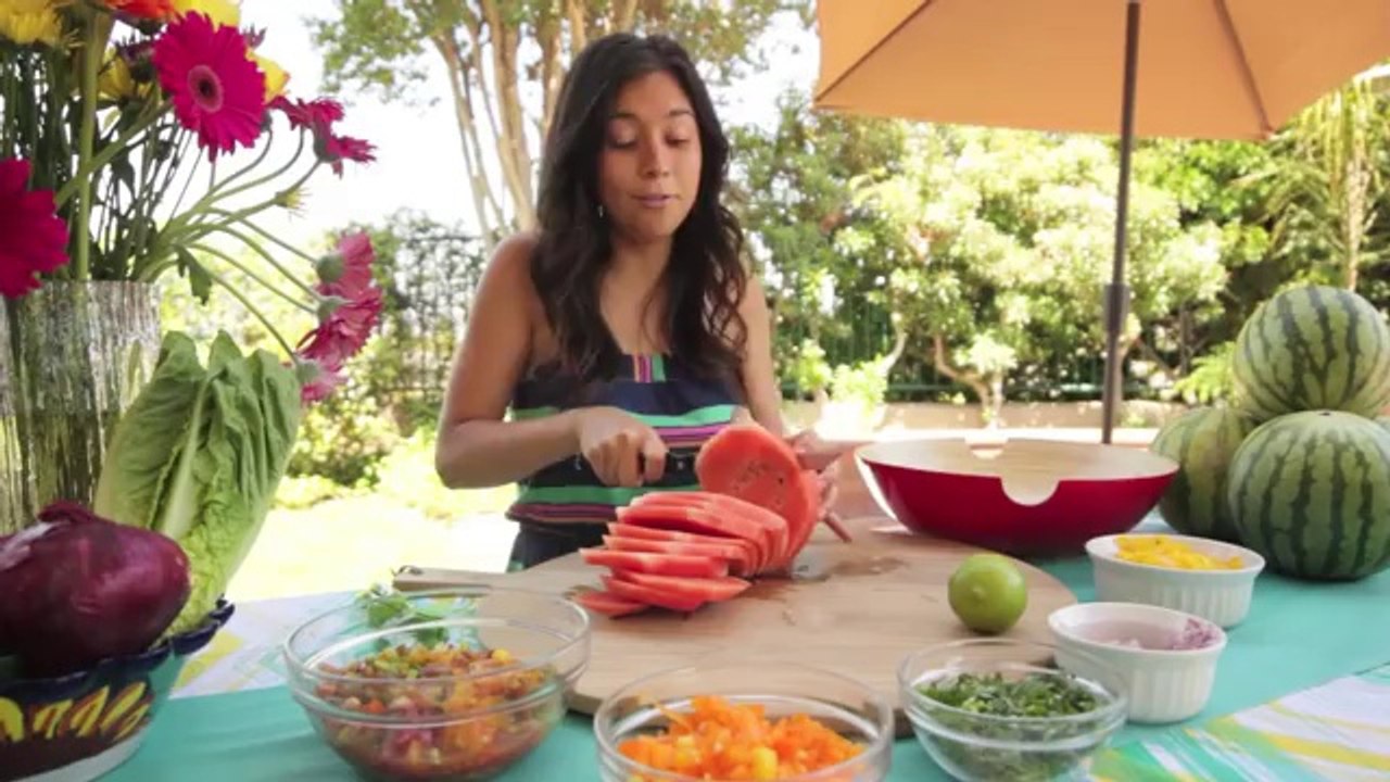 Rainbow Summer Watermelon Salsa!!