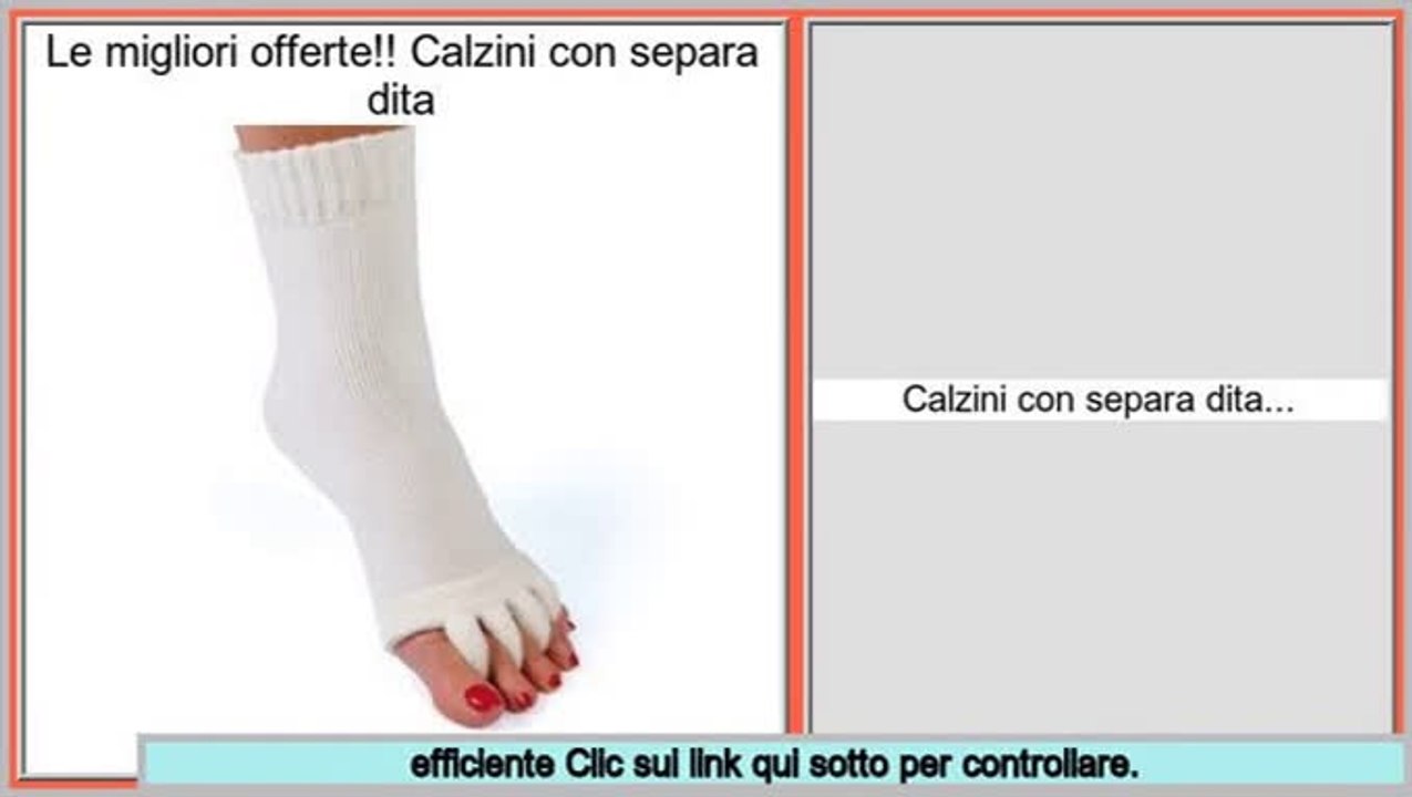 Confronta i prezzi Calzini con separa dita