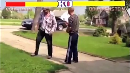 Drunk Street Fighter Funny Style