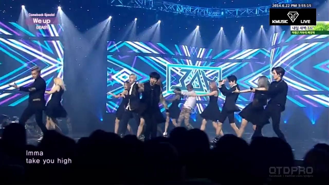 BEAST - We Up + Good Luck _Comeback Stage