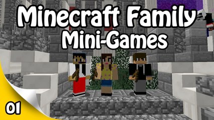 Minecraft Family Mini-Games - Ep 1 - Blitz Survival and Quake