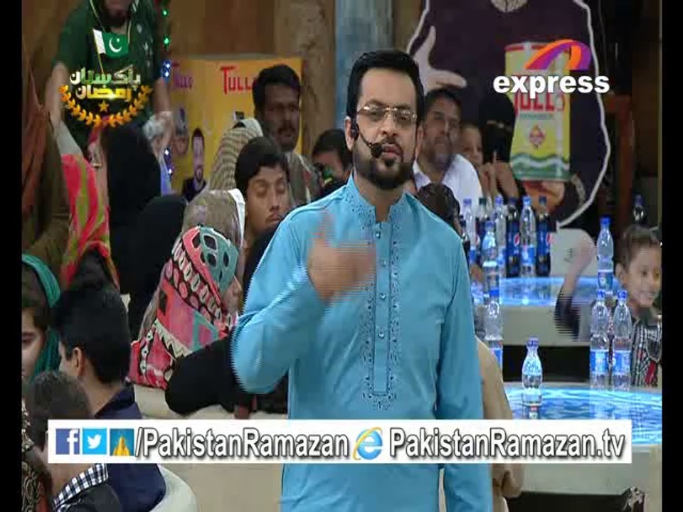 28th Sehri Qasas ul Anbiya & Aalim On Air Part 1 in Pakistan Ramazan 27-7-2014 Part 3