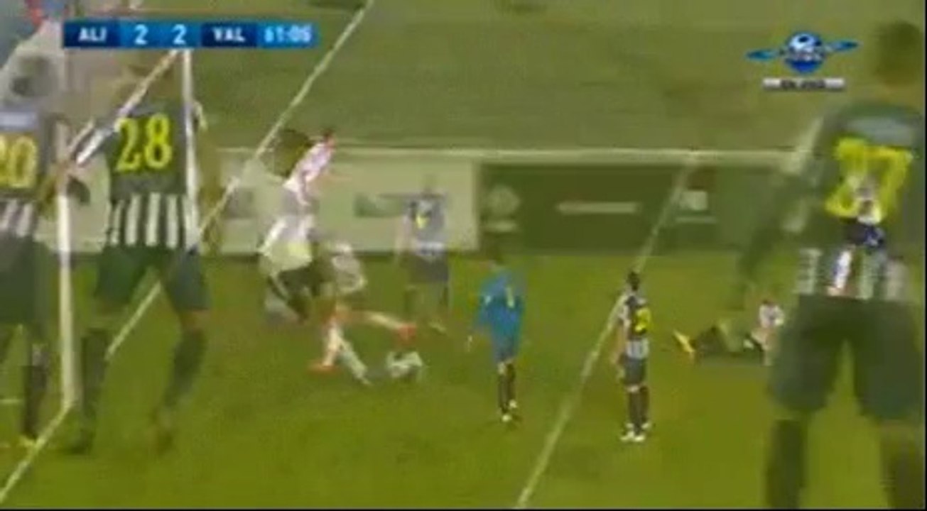 GOL de Nicolas Otamendi.  Alianza Lima 2-2 Valencia.