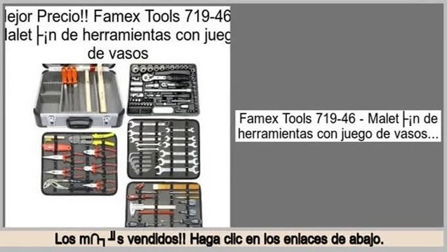 Las mejores ofertas de Famex Tools 719-46 - Maletín de herramientas con juego de vasos