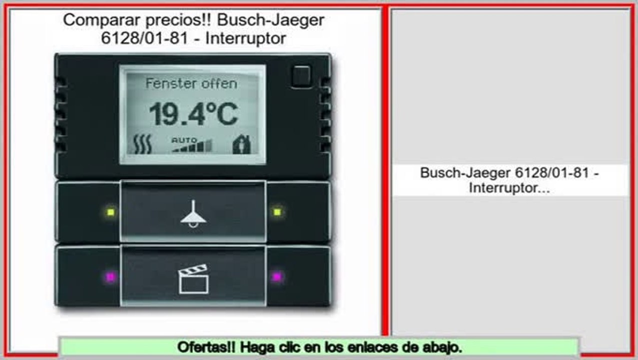 ofertas Busch-Jaeger 6128/01-81 - Interruptor