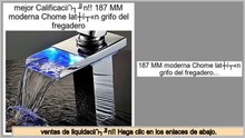 ofertas 187 MM moderna Chome latš®n grifo del fregadero