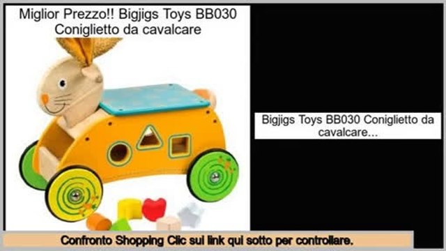 Confronta i prezzi Bigjigs Toys BB030 Coniglietto da cavalcare