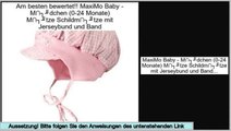 Wertung MaxiMo Baby - M�dchen (0-24 Monate) M�tze Schildm�tze mit Jerseybund und Band