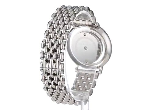 Versace Women's VFH010013 Venus Round Stainless Steel Red Genuine Topaz Quartz Watch