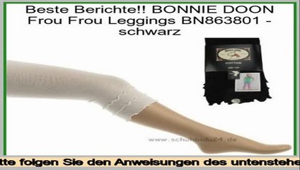 Bewertungen und Beurteilungen BONNIE DOON Frou Frou Leggings BN863801 - schwarz
