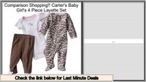 Top Rated Carter's Baby Girl's 4 Piece Layette Set