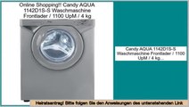 supermarkt Candy AQUA 1142D1S-S Waschmaschine Frontlader / 1100 UpM / 4 kg