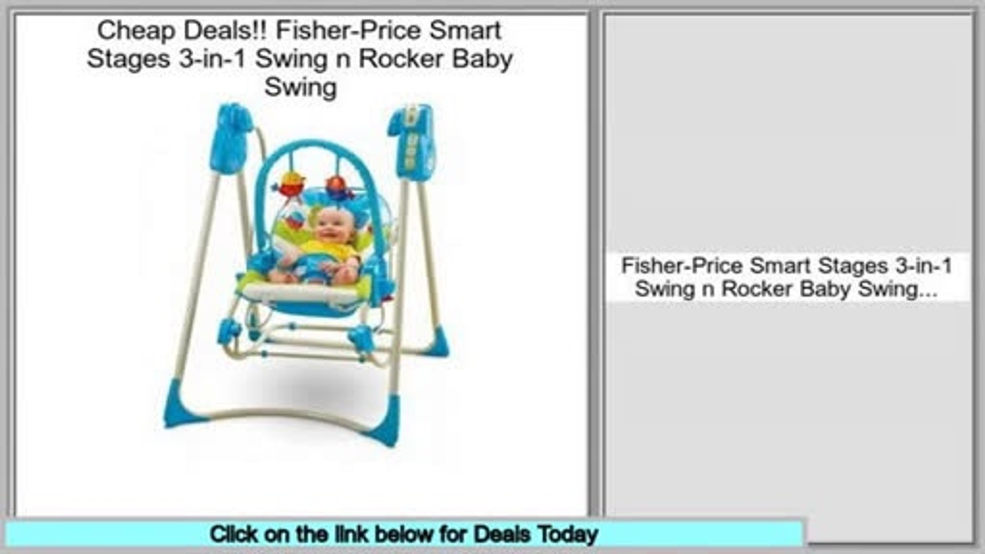 Smart stages 3 in 1 hot sale rocker swing