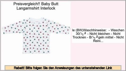 Consumer Reports Baby Butt Langarmshirt Interlock