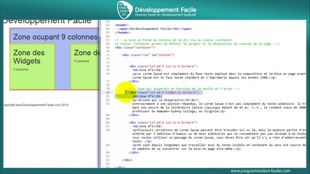 La mise en page facile avec le Framework BootStrap 3