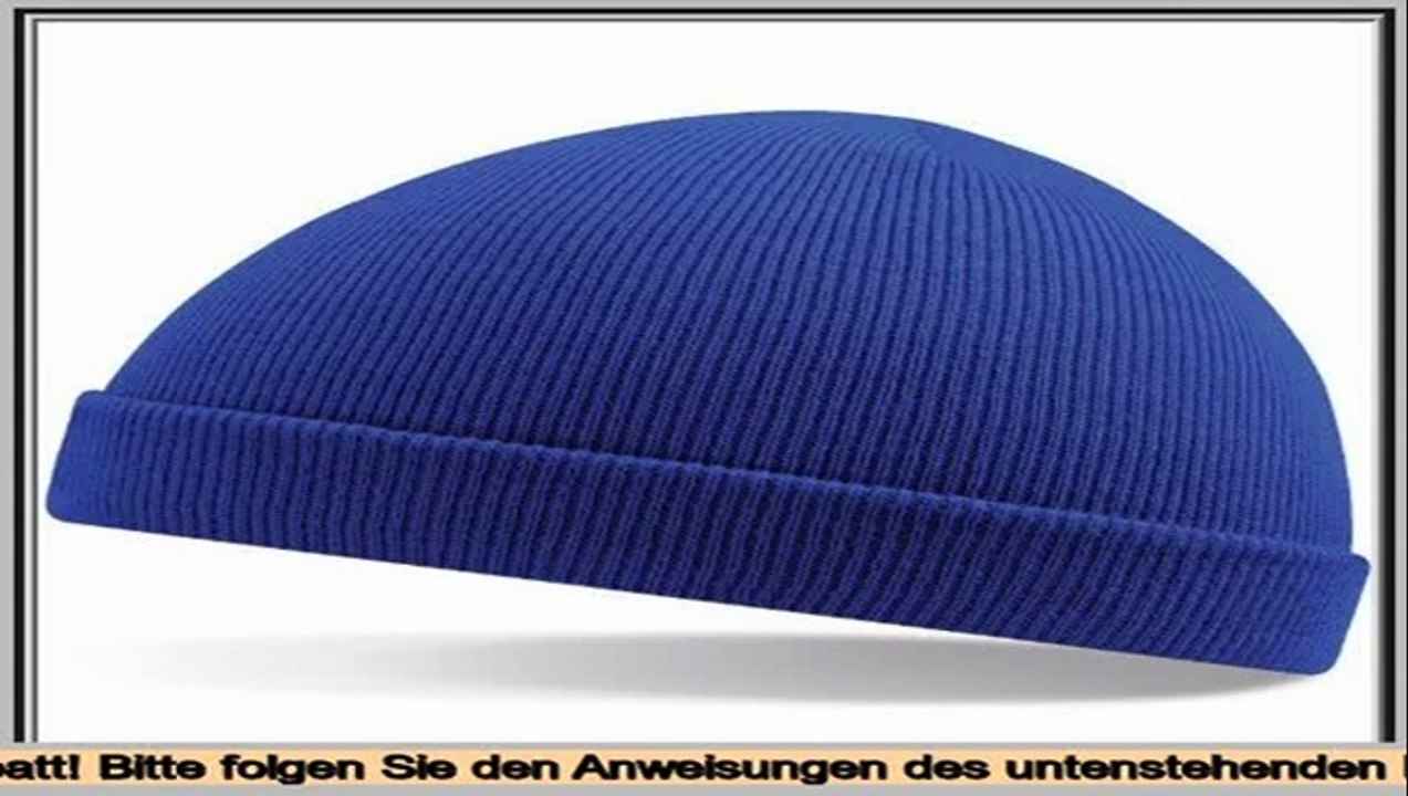 besserer Preis "Beechfield Kids Acrylic Knitted Hat, Bright Royal," One Size"""