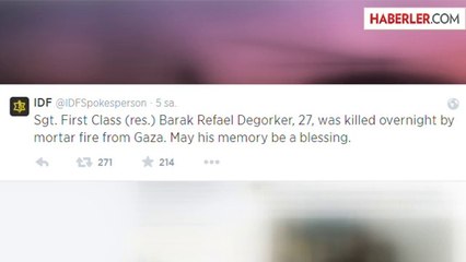 İsrail Ordusu, Öldürülen Asker Sayısını Açıkladı