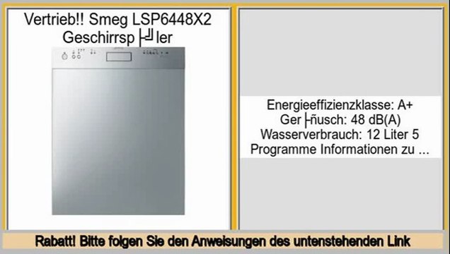Preise vergleichen Smeg LSP6448X2 Geschirrspüler