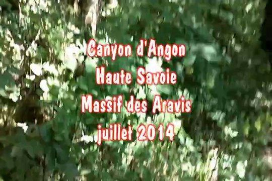 canyoning Angon Talloires