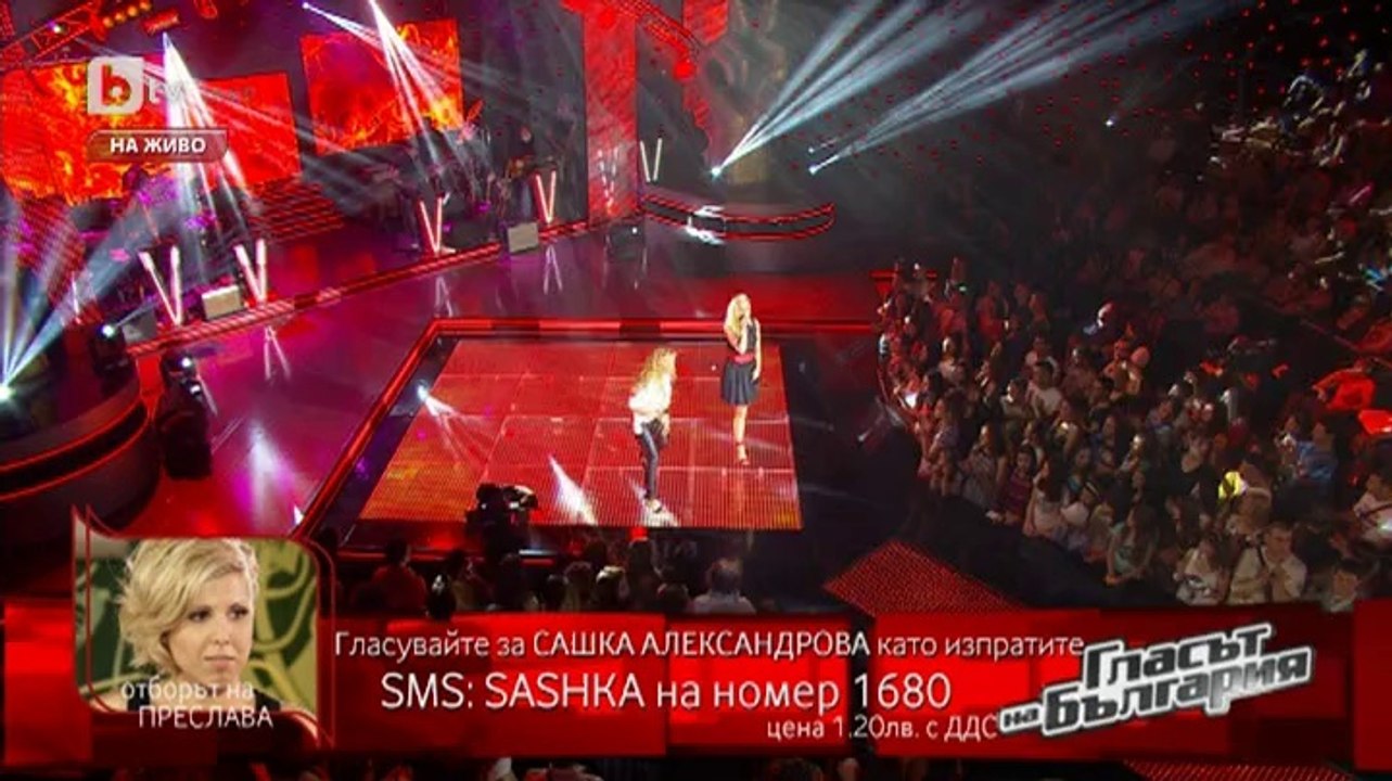 Desislava and Sashka - LIVE - NE IZDARZHAM -  The Voice Of Bulgaria