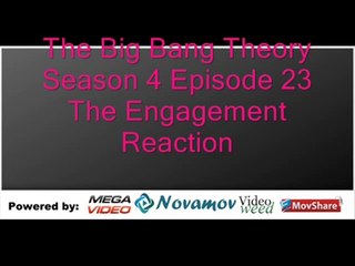 The Big Bang Theory Season 4 Episode 23 – The Engagement Reaction